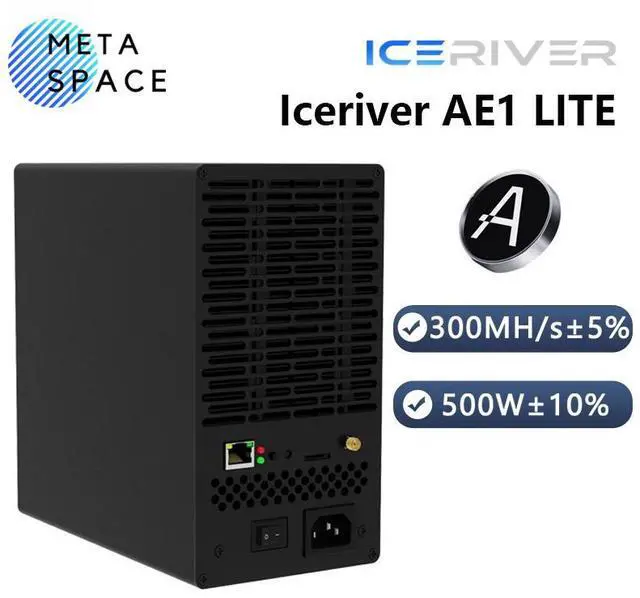 Main image of ICERIVER ALEO AE1 LITE 300MH/S 500W High-Performance ALEO Miner with PSU Iceriver AE1 LITE ALEO Coin Miner Low Noise ALEO Mining Machine