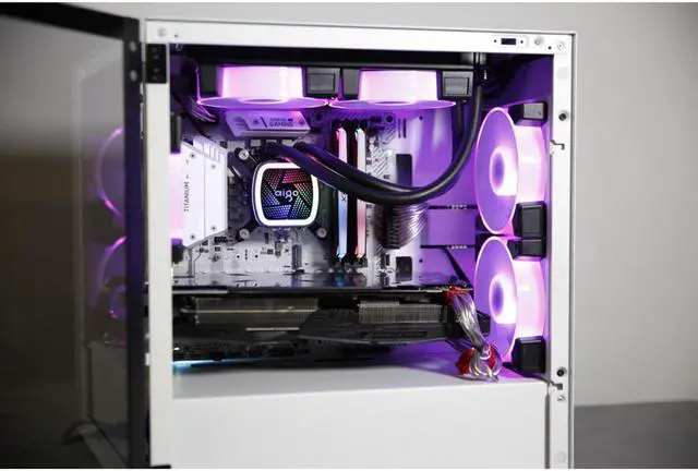 Alt view image 2 of 7 - darkFlash C7 RGB PC Fan 120mm Computer Case Fans ARGB Mystic Light Aura SYNC LED 5V 3pin Fan for PC better than DR12 pro