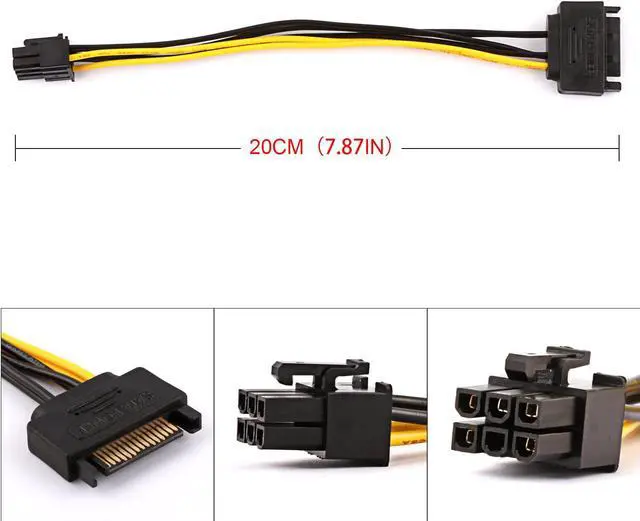 Alt view image 4 of 6 - The 12 Pack PCI-E Riser for BitcoinLitecoin ETH Coin Ubit Mining Dedicated Graphics Card PCI-E Riser 1X to 16X Riser Card 164P / 60cm USB 3.0 Extension  high speed  New to SATA Power Cable  (VER009s)