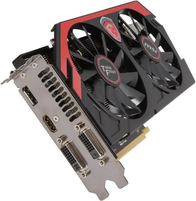 Alt view image 2 of 5 - MSI Radeon R9 270 Twin Frozr 2GB GDDR5 R9 270 GAMING 2G Video Graphic Card GPU