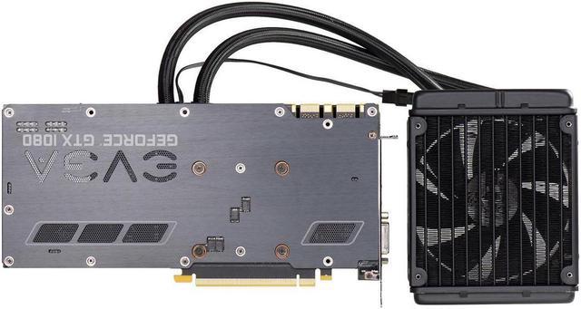 EVGA GeForce GTX 1080 FTW HYBRID GAMING, 08G-P4-6288-KR, 8GB GDDR5X, RGB  LED, All-In-One Watercooling with 10CM FAN, 10 Power Phases, Double BIOS,  ...