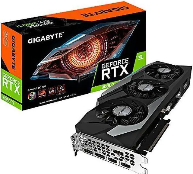 Main image of GIGABYTE GeForce RTX 3080 Ti Gaming OC 12G Graphics Card, 3X WINDFORCE Fans, 12GB 384-Bit GDDR6X,