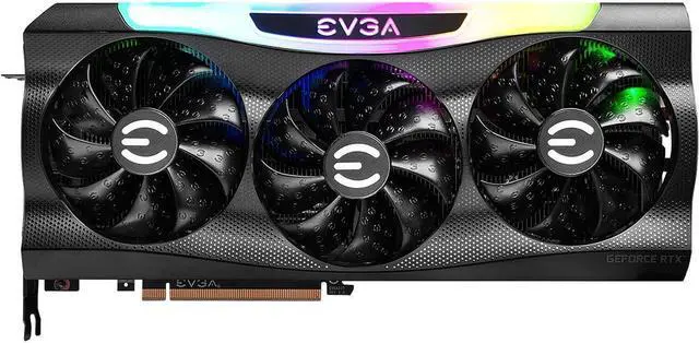 Alt view image 3 of 6 - EVGA GeForce RTX 3070 FTW3 ULTRA GAMING Video Card, 08G-P5-3767-KL, 8GB GDDR6, iCX3 Technology, ARGB LED, Metal Backplate, LHR