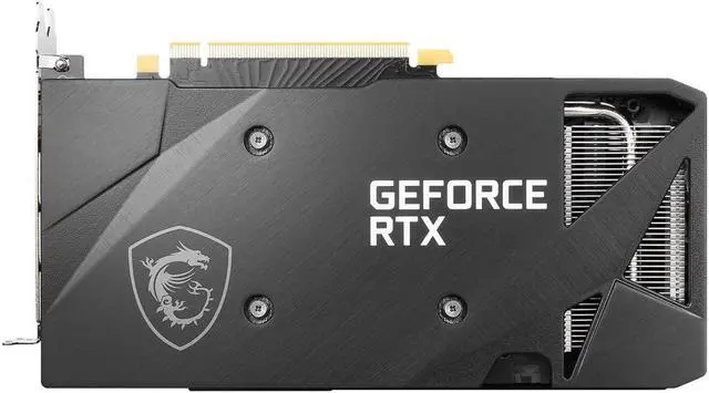 Alt view image 2 of 6 - MSI Ventus GeForce RTX 3060 Ti 8GB GDDR6 PCI Express 4.0 x16 Video Card RTX 3060 Ti VENTUS 2X 8G OCV1 LHR