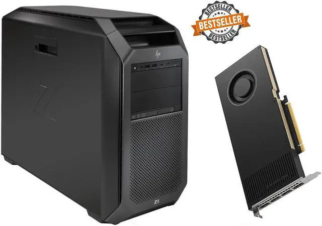 Main image of HP Z8 G4 Workstation - 2x Intel Xeon Gold 6148 Twenty Core 2.4Ghz - 16GB DDR4 SDRAM RAM - 2TB NVMe - Tower - Nvidia RTX A4000 - Win 10 Pro - DVD-Write