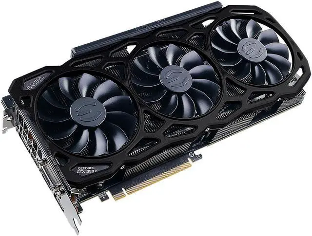 Main image of EVGA GeForce GTX 1080 Ti FTW3 ELITE GAMING BLACK, 11G-P4-6796-K2, 11GB GDDR5X, iCX Technology - 9 Thermal Sensors & RGB LED G/P/M