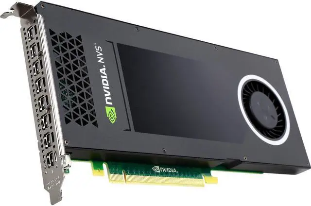 Main image of PNY Quadro NVS 810 Graphic Card - 2 GPUs - 4 GB DDR3 SDRAM - PCI Express 3.0 x16 - Single Slot Space Required - 128 bit Bus Width - Fan Cooler - OpenCL, OpenGL 4.5, DirectX 12, DirectCompute - 8 x ...