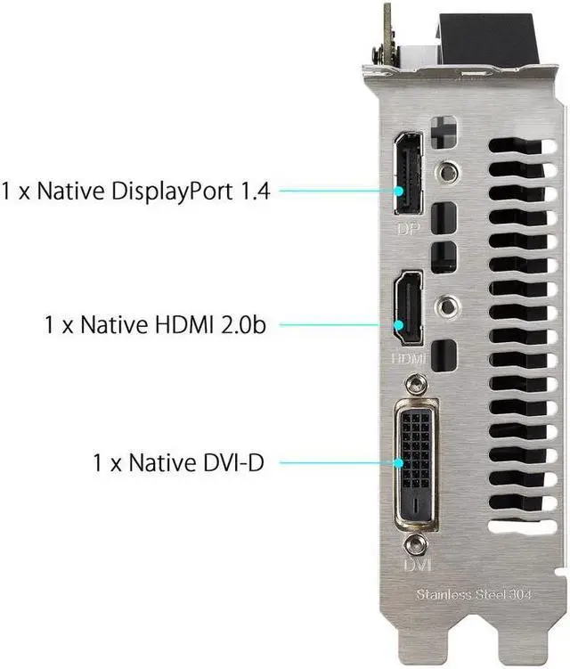 Alt view image 2 of 7 - ASUS Phoenix GeForce GTX 1650 Video Card PH-GTX1650-O4GD6-P