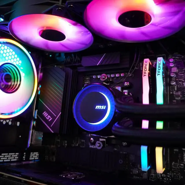 Alt view image 6 of 6 - HyperXtreme Gaming PC - Intel Core i3-10100F (3.6GHz), NVIDIA GeForce RTX 3070, DDR4-3200 RGB 16GB, 1TB NVMe M.2 SSD, Windows 11, WiFi, Xtreme VR - OEM