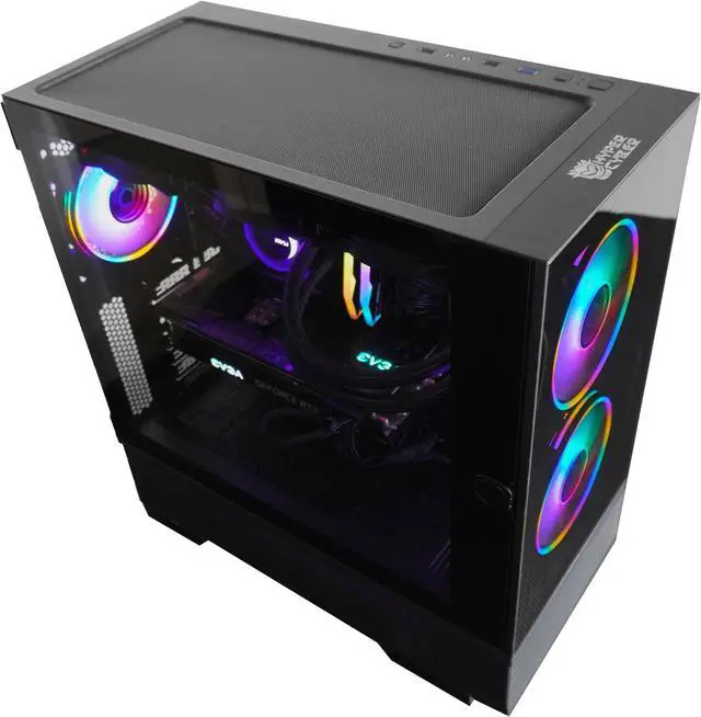 Alt view image 4 of 6 - HyperXtreme Gaming PC - Intel Core i3-10100F (3.6GHz), NVIDIA GeForce RTX 3070, DDR4-3200 RGB 16GB, 1TB NVMe M.2 SSD, Windows 11, WiFi, Xtreme VR - OEM