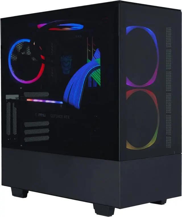 Main image of HyperFury Gaming PC - AMD Ryzen 5 5500 (3.6GHz), NVIDIA GeForce RTX 3070, DDR4-3200 RGB 16GB, 2TB NVMe M.2 SSD, Windows 11, WiFi, Xtreme VR - OEM