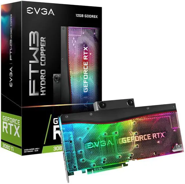 Main image of EVGA GeForce RTX 3080 Ti  GDDR6X FTW ULTRA HYDRO COPPER ,12G-P5-3969-KR