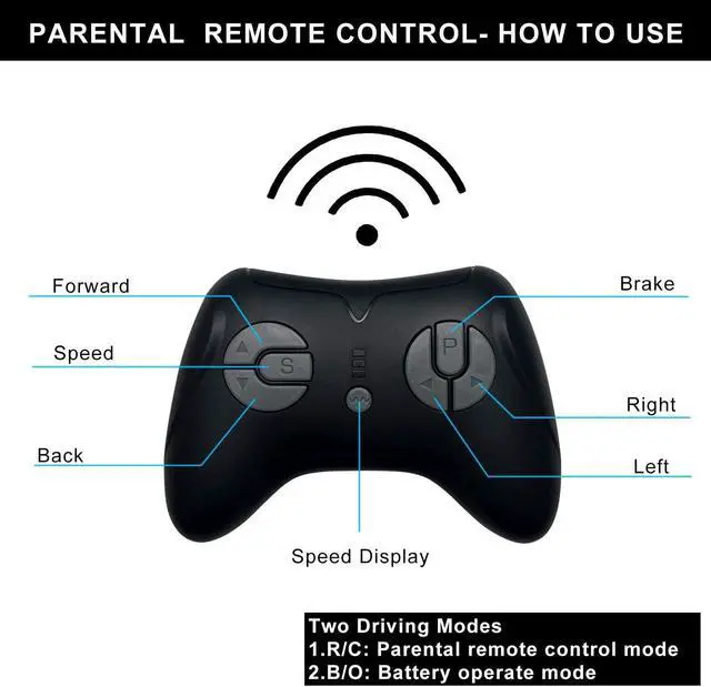 Alt view image 7 of 7 - 12V Kids Electric Truck Car With Remote Control Pink