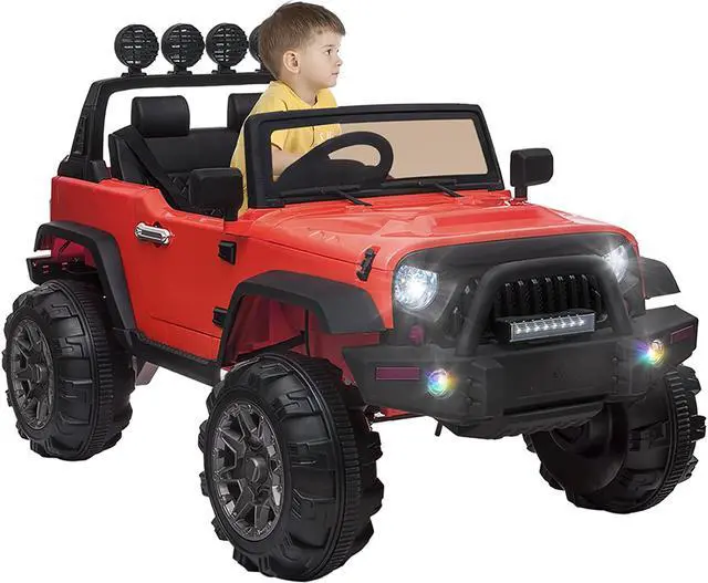 Main image of 12V Kids Electric Truck Car With Remote Control Pink
