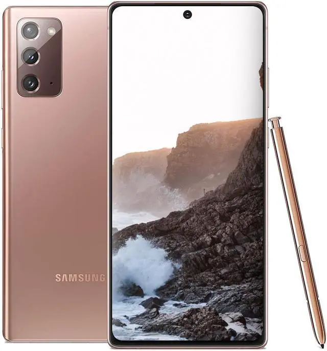 Alt view image 5 of 8 - Samsung Electronics Galaxy Note 20 5G Factory Unlocked Android Cell Phone, US Version, 128GB of Storage, Mobile Gaming Smartphone, Long-Lasting Battery, Mystic Bronze, SM-N981UZNAXAA