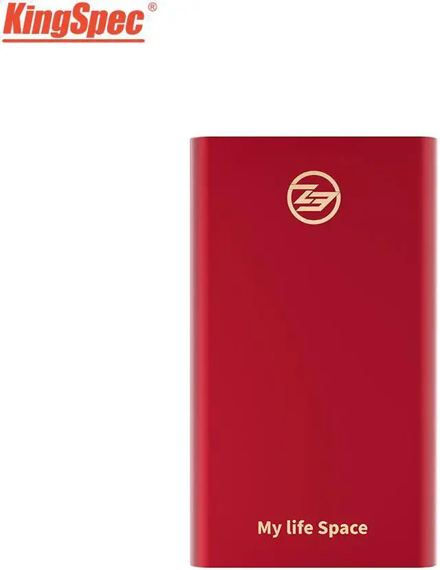 Alt view image 2 of 4 - KingSpec External SSD 2TB Internal Solid State Drive Portable SSD Hard Drive Type-C to USB 3.1 Red