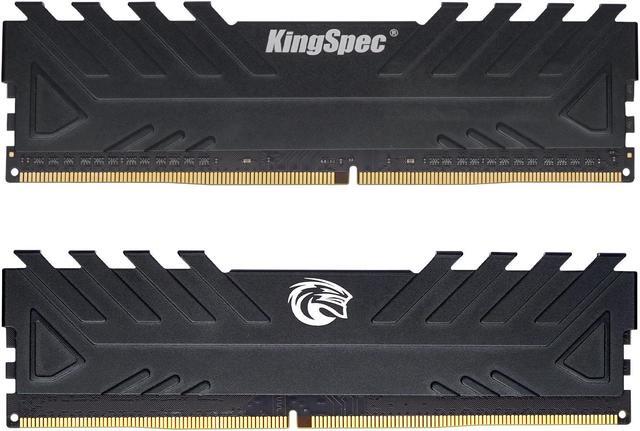 Alt view image 2 of 7 - KingSpec DDR4 RAM 8GB Memory Module 3200 MHz 288-Pin UDIMM with Heatsink for Computer Desktop PC Memories Module Gaming