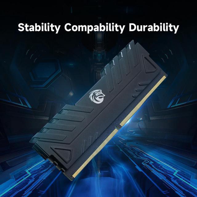 Alt view image 6 of 7 - KingSpec DDR4 RAM 8GB Memory Module 3200 MHz 288-Pin UDIMM with Heatsink for Computer Desktop PC Memories Module Gaming