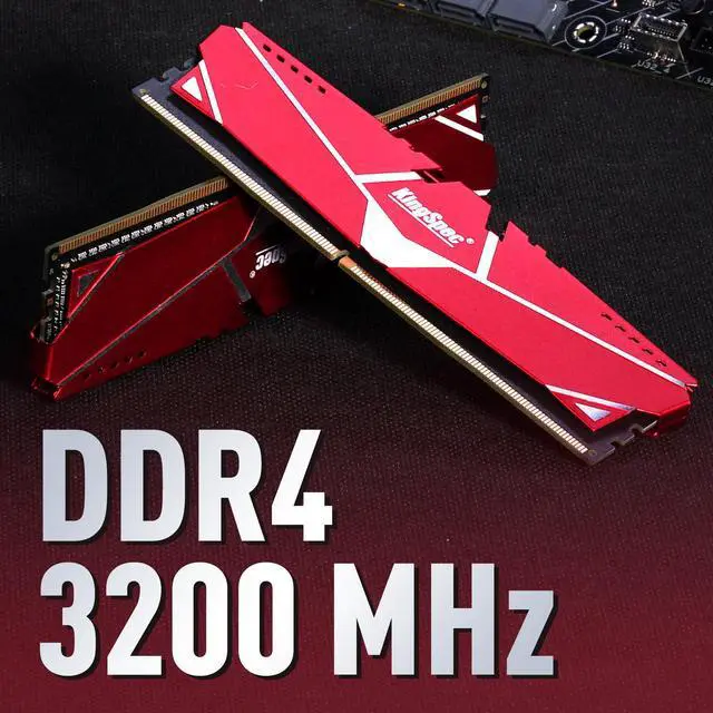 Alt view image 5 of 5 - KingSpec DDR4 RAM 16GB Memory Module 3200 MHz 288-Pin UDIMM with Heatsink for Computer Desktop PC Memories Module Gaming