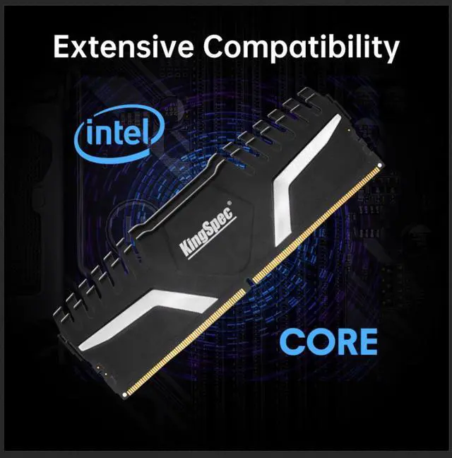 Alt view image 4 of 6 - KingSpec DDR5 Computer Memory 32GB(2×16GB) 4800 MHz RAM Desktop Memory PC Memories Module Gaming Memory Computer by KingSpec Onboard Voltage Regulation PC Upgrade UDIMM DDR-5 for CoRe Z690 Motherboard