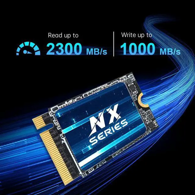 Alt view image 4 of 7 - KingSpec SSD NX Series 256GB M.2 2230 Internal Solid State Drive NVMe PCIe 3.0 * 4 Compatible with Microsoft Surface and Steam Deck