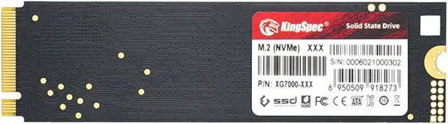 Alt view image 3 of 7 - KingSpec XG 7000 2TB M.2 2280 PCIe 4.0x4 NVME 1.4 Speed up to 7400MB/s Write Speed Up to 6600MB/s Internal Solid State Drive for PS5 PC Desktop Laptop Game-Player with Heatsink
