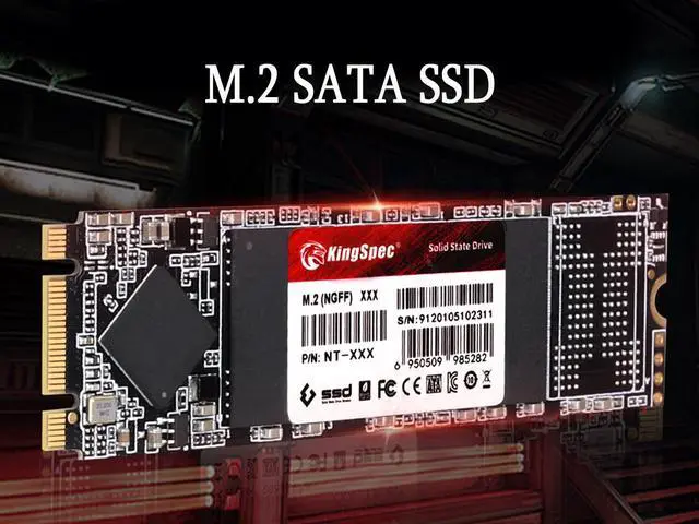 Alt view image 4 of 7 - KingSpec M.2 2280 4TB SSD NGFF M.2 SATA III 6Gb/s Internal Solid State Drive Hard Disk Data Storage for PC Desktop Laptop Ultrabook 3D NAND SATA III Without Heatsink 4TB SATA III Without Heatsink