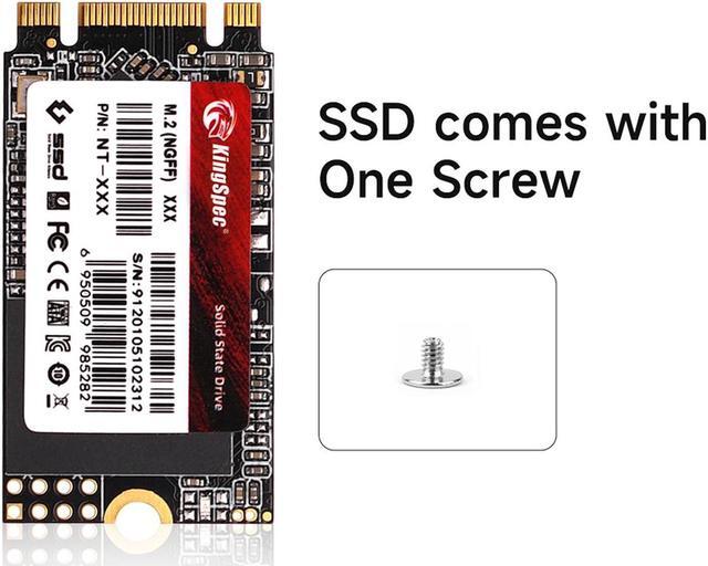 Alt view image 4 of 7 - KingSpec M.2 SATA 2242 SSD Internal Solid State Drive 1TB ROM High-Performance Hard Drives Computer Disk Data Storage NAND Flash PC Desktop Laptop