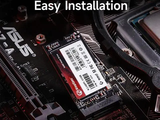 Alt view image 5 of 7 - KingSpec M.2 SATA 2242 SSD Internal Solid State Drive 1TB ROM High-Performance Hard Drives Computer Disk Data Storage NAND Flash PC Desktop Laptop