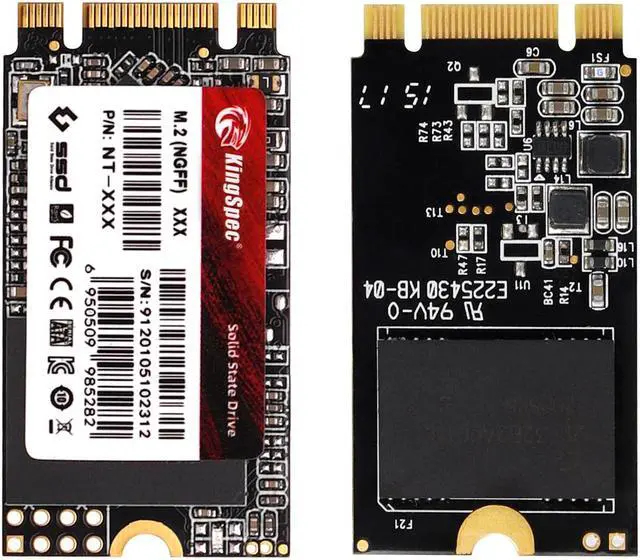 Alt view image 2 of 7 - KingSpec M.2 SATA 2242 SSD Internal Solid State Drive 256GB ROM High-Performance Hard Drives Computer Disk Data Storage NAND Flash PC Desktop Laptop