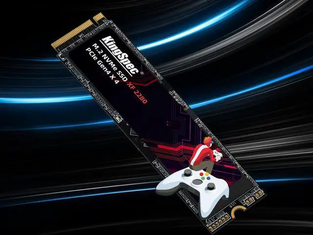 Alt view image 5 of 7 - KingSpec SSD Internal Solid State Drive 1TB M.2 NVMe 2280 PCIe 4.0 Computer Disk Data Storage NAND Flash Gaming SSD PS5 PC Desktop Laptop Ultrabook Upgrade for CoRe Ryzen Motherboard