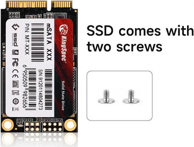 Alt view image 4 of 7 - KingSpec mSATA SSD Internal Solid State Drive Data Storage SATA Hard Drives 3D NAND Flash PC Desktop Laptop Notebook Computer Upgrade 512GB