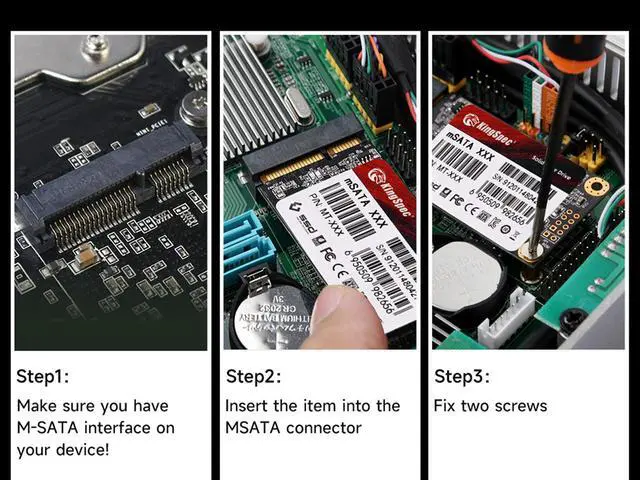 Alt view image 5 of 7 - KingSpec mSATA SSD Internal Solid State Drive Data Storage SATA Hard Drives 3D NAND Flash PC Desktop Laptop Notebook Computer Upgrade 512GB