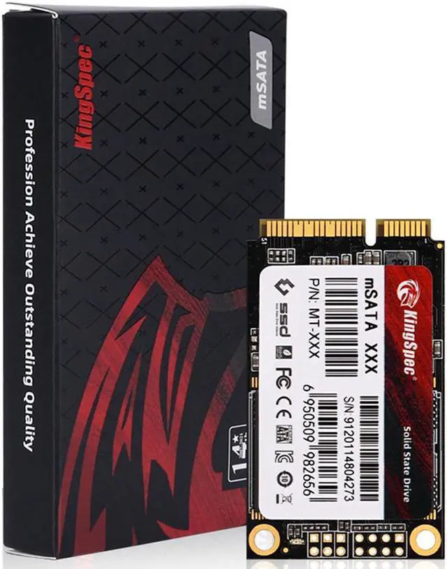 Alt view image 7 of 7 - KingSpec mSATA SSD Internal Solid State Drive Data Storage SATA Hard Drives 3D NAND Flash PC Desktop Laptop Notebook Computer Upgrade 512GB