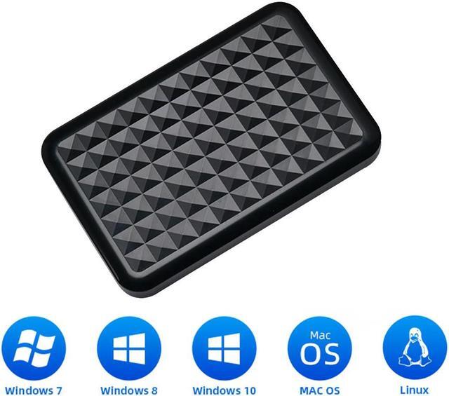 Alt view image 3 of 7 - KingSpec 2.5" Hard Drive Enclosure USB-C to SATA III 5Gbps, External Hard Drive Enclosure for 7mm/9.5mm 2.5" SSD HDD with UASP