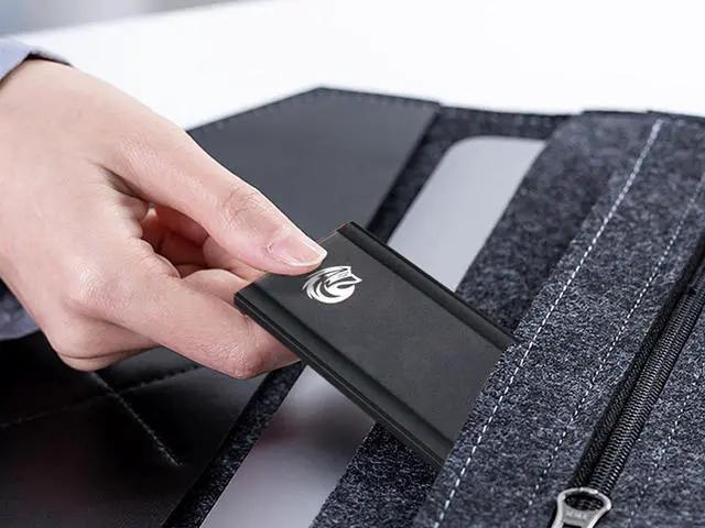Alt view image 6 of 7 - KingSpec M.2 NVMe SSD Enclosure, Tool Free NVMe PCIe SSD Adapter with 10Gbps USB C to C+A OTG Cable, Support M Key/B+M Key PCIe SSD 2230/2242/2260/2280 Black