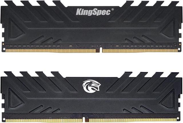 KingSpec DDR4 RAM 32GB (2 x 16GB) 288-Pin DDR4 SDRAM Memory Module 3200 MHz  288-Pin UDIMM with Heatsink for Computer Desktop PC Memories Module Gaming