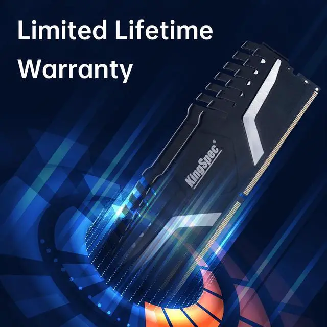 Alt view image 7 of 7 - KingSpec DDR5 Computer Memory 32GB(2×16GB) 6000MHz RAM Desktop Memory PC Memories Module Gaming Memory Computer Black