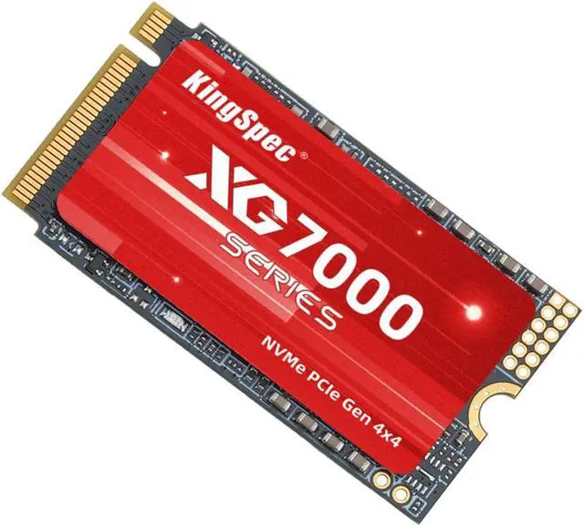 Alt view image 3 of 7 - KingSpec 1TB NVMe PCIe 4.0x4  M.2 2242 Internal Solid Drive High Performance Read/Write Speed Up to 7200/6400 MB/s Support NVMe 1.4 1TB