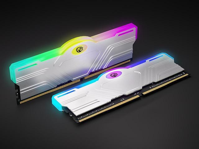 Alt view image 3 of 6 - KingSpec DDR4 RAM RGB 16GB  (2 x 8GB)  Memory Module 3200 MHz 288-Pin 1.35V UDIMM with Silver Heat Dissipation Vest for Computer Desktop PC Memories Module Gaming