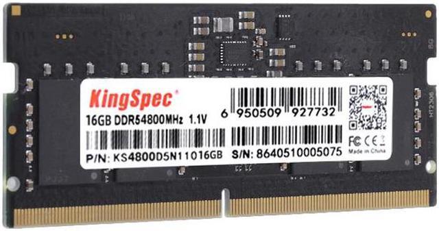 Alt view image 4 of 5 - KingSpec 32GB (2 x 16GB) 262-Pin DDR5 SO-DIMM Laptop RAM 4800 (PC5 38400) Notebook Memory 32GB (2 x 16GB)