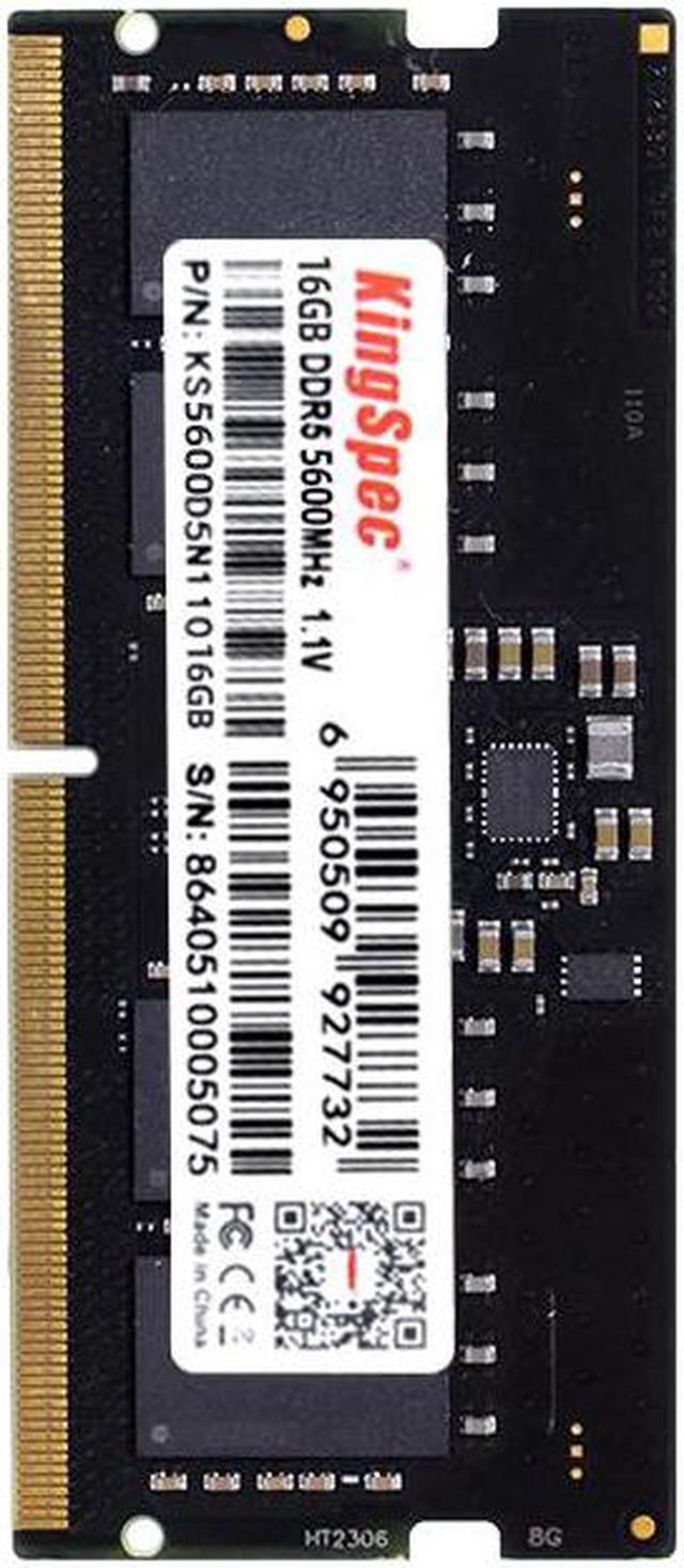 Alt view image 5 of 5 - KingSpec 16GB 262-Pin DDR5 SO-DIMM Laptop RAM 5600 (PC5 44800) Notebook Memory Ram