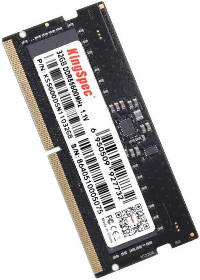 Alt view image 3 of 5 - KingSpec 32GB 262-Pin DDR5 SO-DIMM Laptop RAM 5600 (PC5 44800) Notebook Memory 32GB