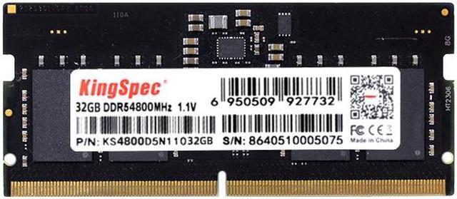 Alt view image 5 of 6 - KingSpec 64GB (2 x 32GB) 262-Pin DDR5 SO-DIMM Laptop RAM 4800 (PC5 38400) Notebook Memory 64GB (2 x 32GB)