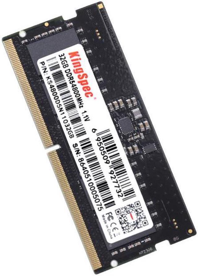 Alt view image 6 of 6 - KingSpec 64GB (2 x 32GB) 262-Pin DDR5 SO-DIMM Laptop RAM 4800 (PC5 38400) Notebook Memory 64GB (2 x 32GB)