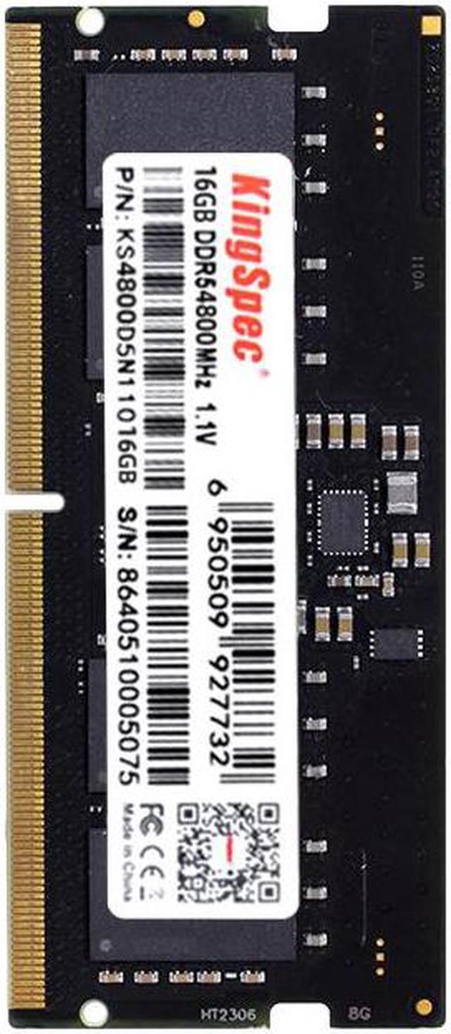 Alt view image 5 of 5 - KingSpec 32GB (2 x 16GB) 262-Pin DDR5 SO-DIMM Laptop RAM 4800 (PC5 38400) Notebook Memory 32GB (2 x 16GB)