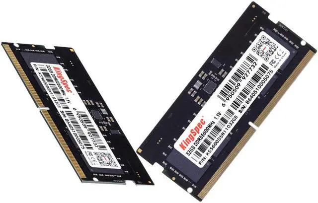Main image of KingSpec 64GB (2 x 32GB) 262-Pin DDR5 SO-DIMM Laptop RAM 5600 (PC5 44800) Notebook Memory 64GB (2 x 32GB)