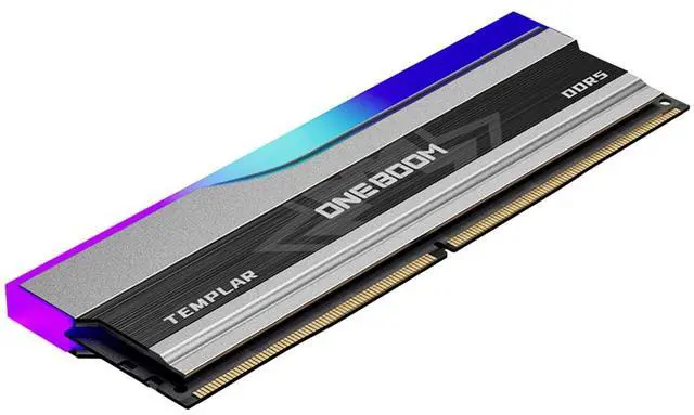 Alt view image 4 of 6 - KingSpec Oneboom RGB 32GB (2 x 16GB) 288-Pin SDRAM PC RAM DDR5 5600 (PC5 44800) Desktop Memory with Heat Sink RGB DDR5 5600, CAS Latency 46