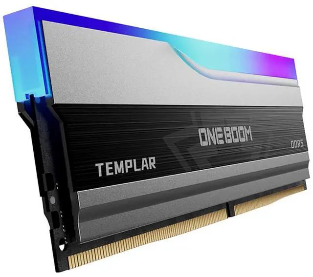 Alt view image 5 of 6 - KingSpec Oneboom RGB 32GB (2 x 16GB) 288-Pin SDRAM PC RAM DDR5 5600 (PC5 44800) Desktop Memory with Heat Sink RGB DDR5 5600, CAS Latency 46