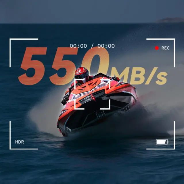 Alt view image 2 of 4 - KingSpec Mixage CFast 2.0 Memory Card 512GB Media Storage Camera Card VPG130 3700X (up to 550MB/s Read) for Filmmaker Content Creator